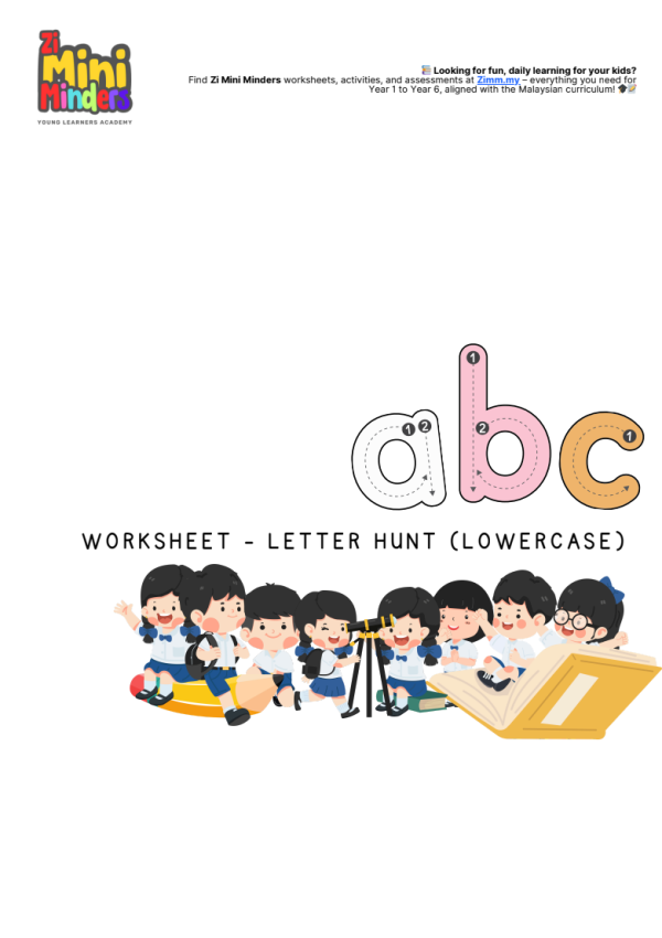 Letter Hunt Worksheet